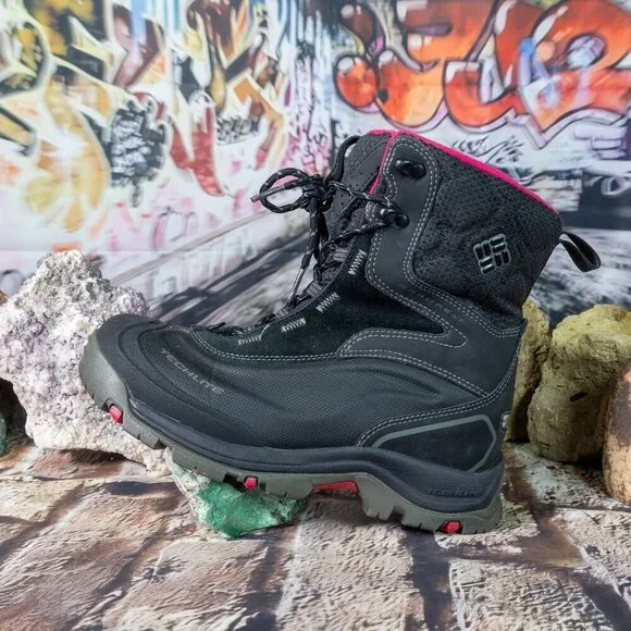 Columbia Black Waterproof Boots  sz 7 Womens - Picture 14 of 15